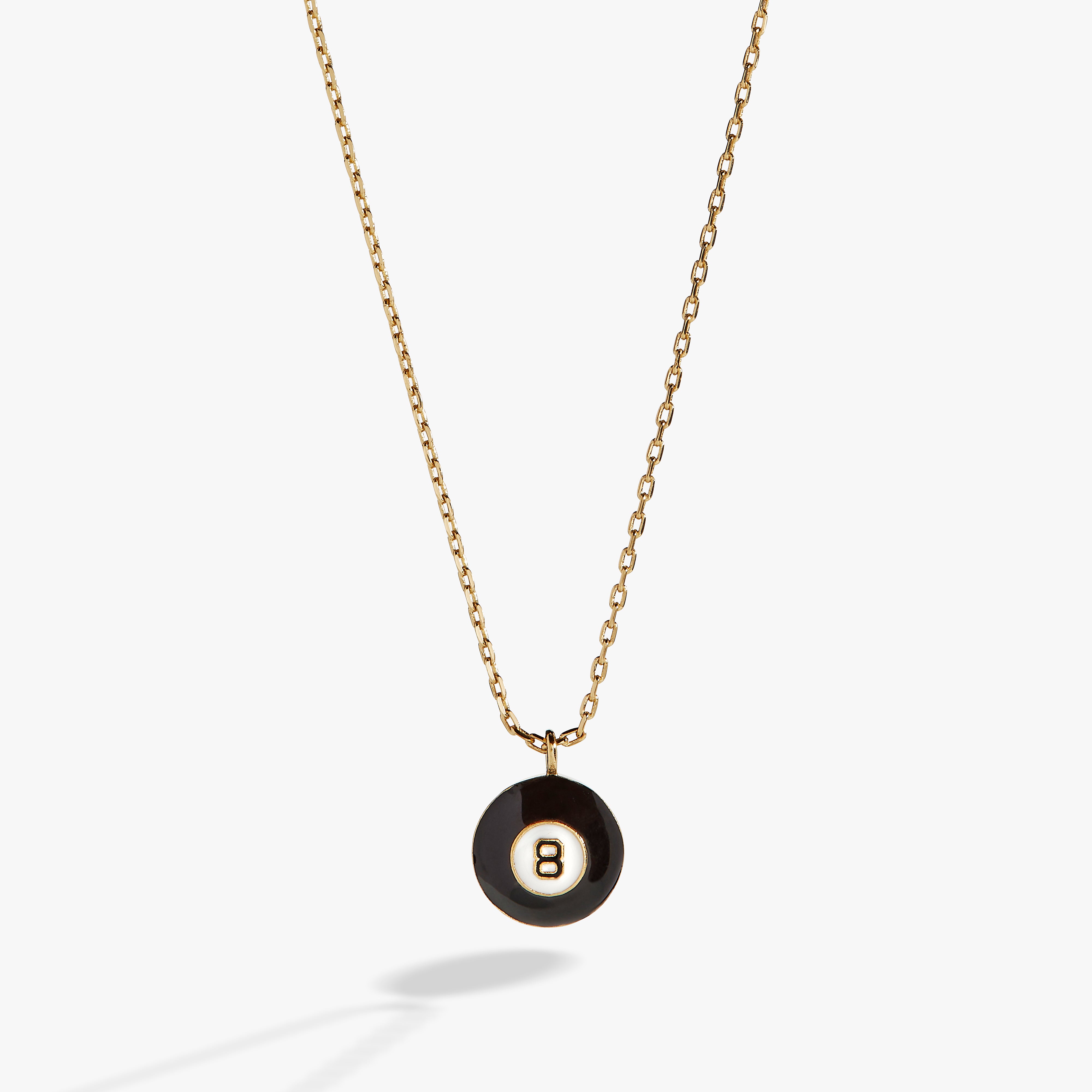 Image of Nostalgia Eight Ball Necklace