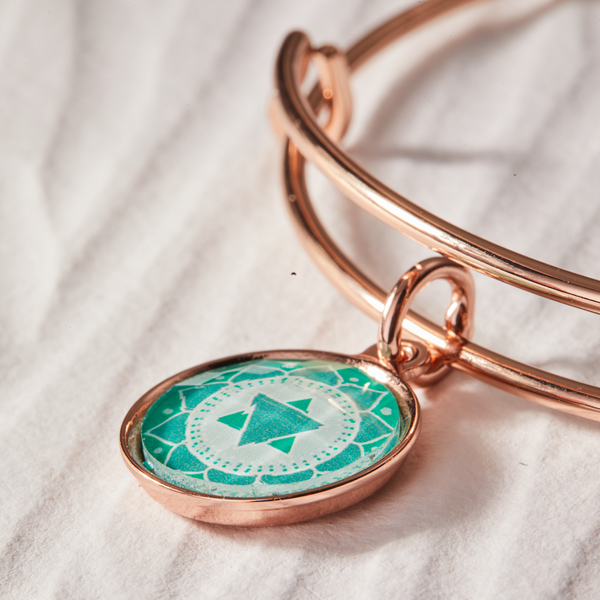 green heart chakra bracelet