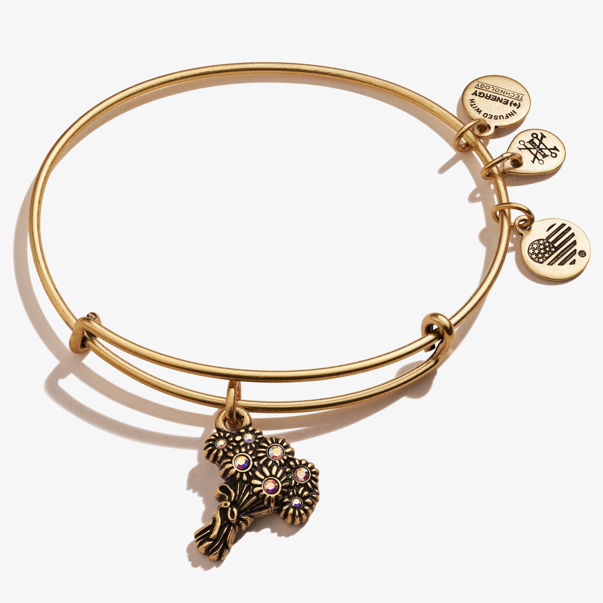 Bouquet Charm Bangle - ALEX AND ANI