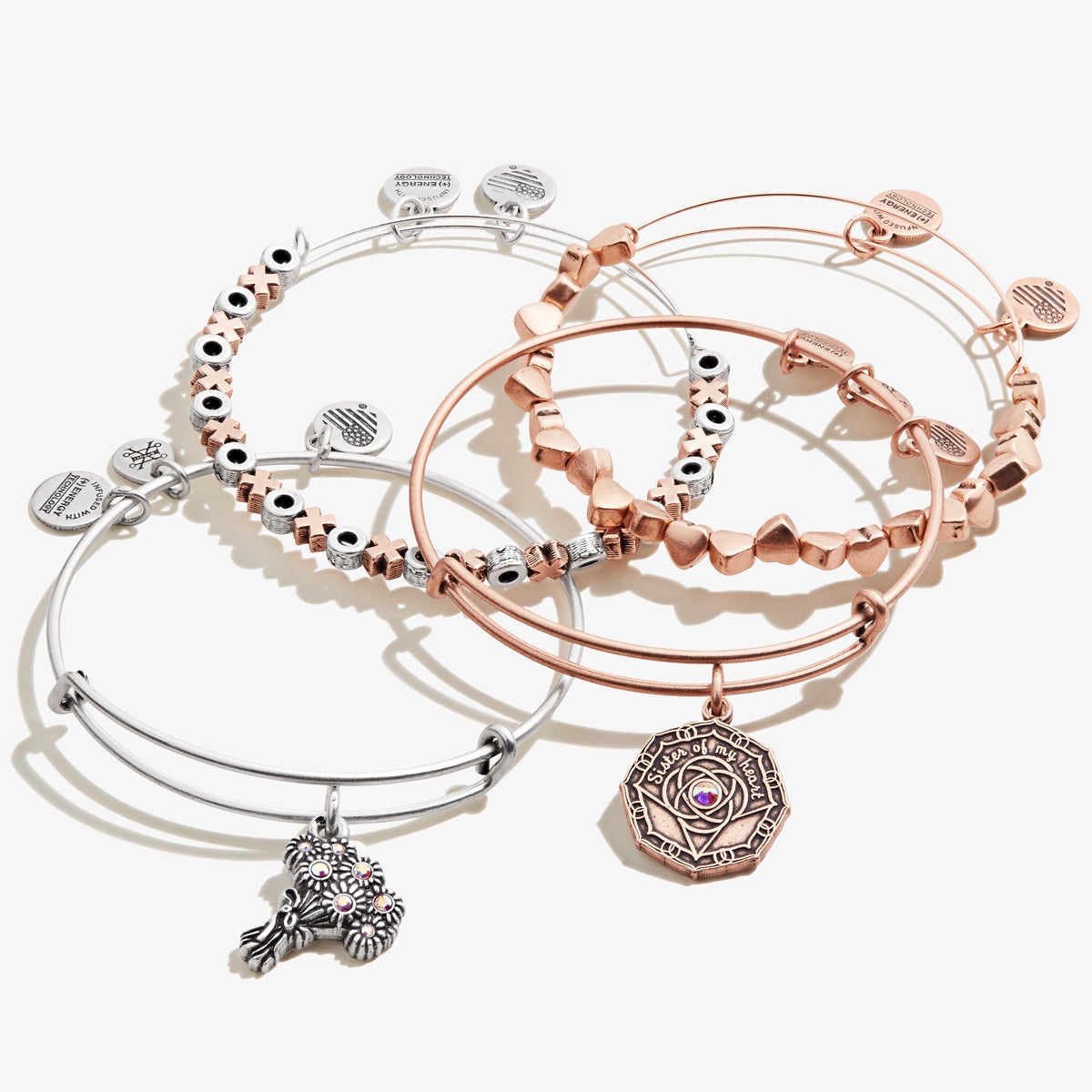 Bridesmaid Charm Bangles Set Of 4 Alex And Ani