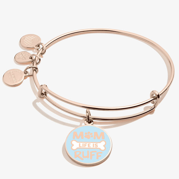 Dog Mom Charm Bangle Bracelet - ALEX 