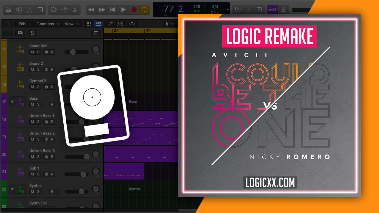 Avicii Vs Nicky Romero - I Could Be The One Logic Pro Remake (Dance) –  logicxx