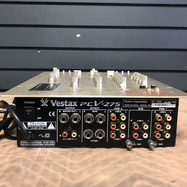 動作確認済 VESTAX PCV-180 3ch DJ MIXER REGGAE Yahoo!フリマ（旧）+