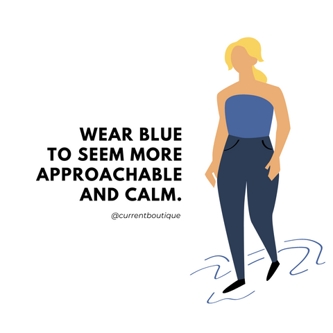 wear blue fashion psychology