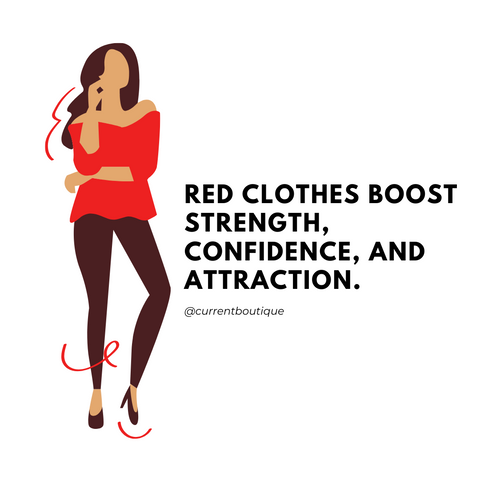 red clothes fashion psychology