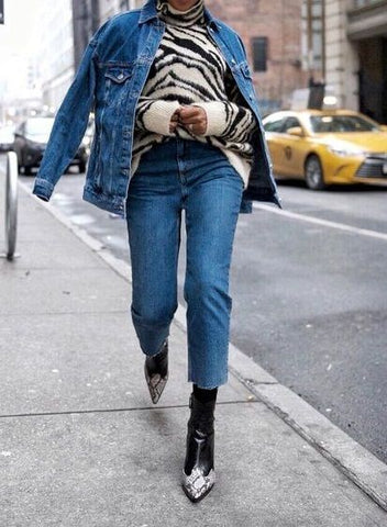 how to wear denim on denim for fall 2023