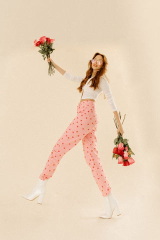 cute Valentine's Day pants