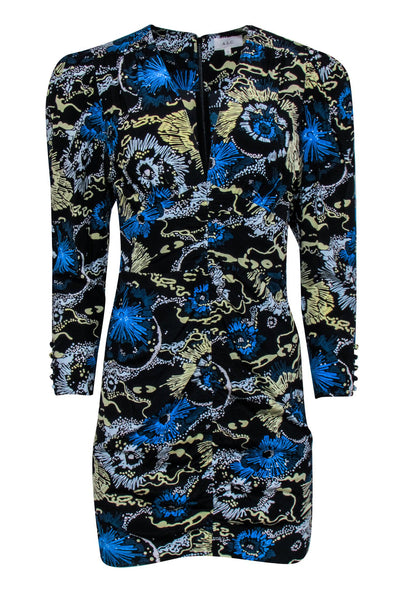 V-neck Floral Print Dress