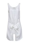 Wrap Short Linen Sleeveless Summer Dress