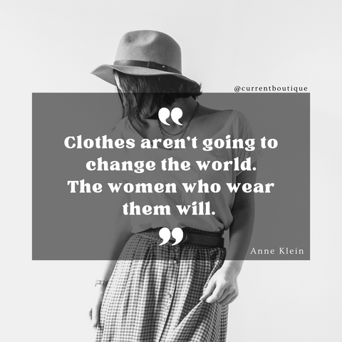 Anne Klein Fashion Quotes