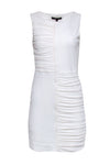 Sleeveless Goddess Ruched Wedding Dress