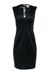 Sheath Sleeveless Back Zipper Sheath Dress