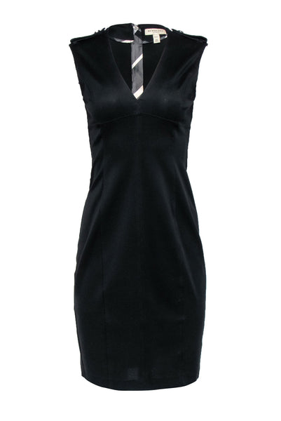 Sleeveless Sheath Back Zipper Sheath Dress