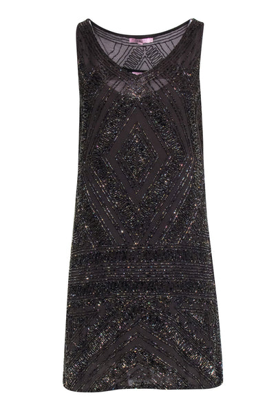 Tall Shift Sleeveless Vintage Beaded Dress