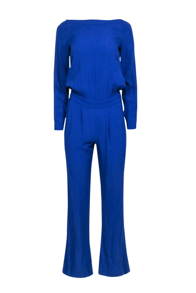 Sophisticated Viscose Long Sleeves Button Closure Pocketed Slit Hidden Side Zipper Jumpsuit