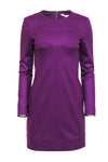 Above the Knee Wool Long Sleeves Winter Sheath Sheath Dress