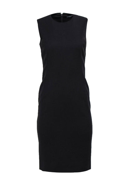 Sheath Round Neck Hidden Back Zipper Sleeveless Sheath Dress/Evening Dress