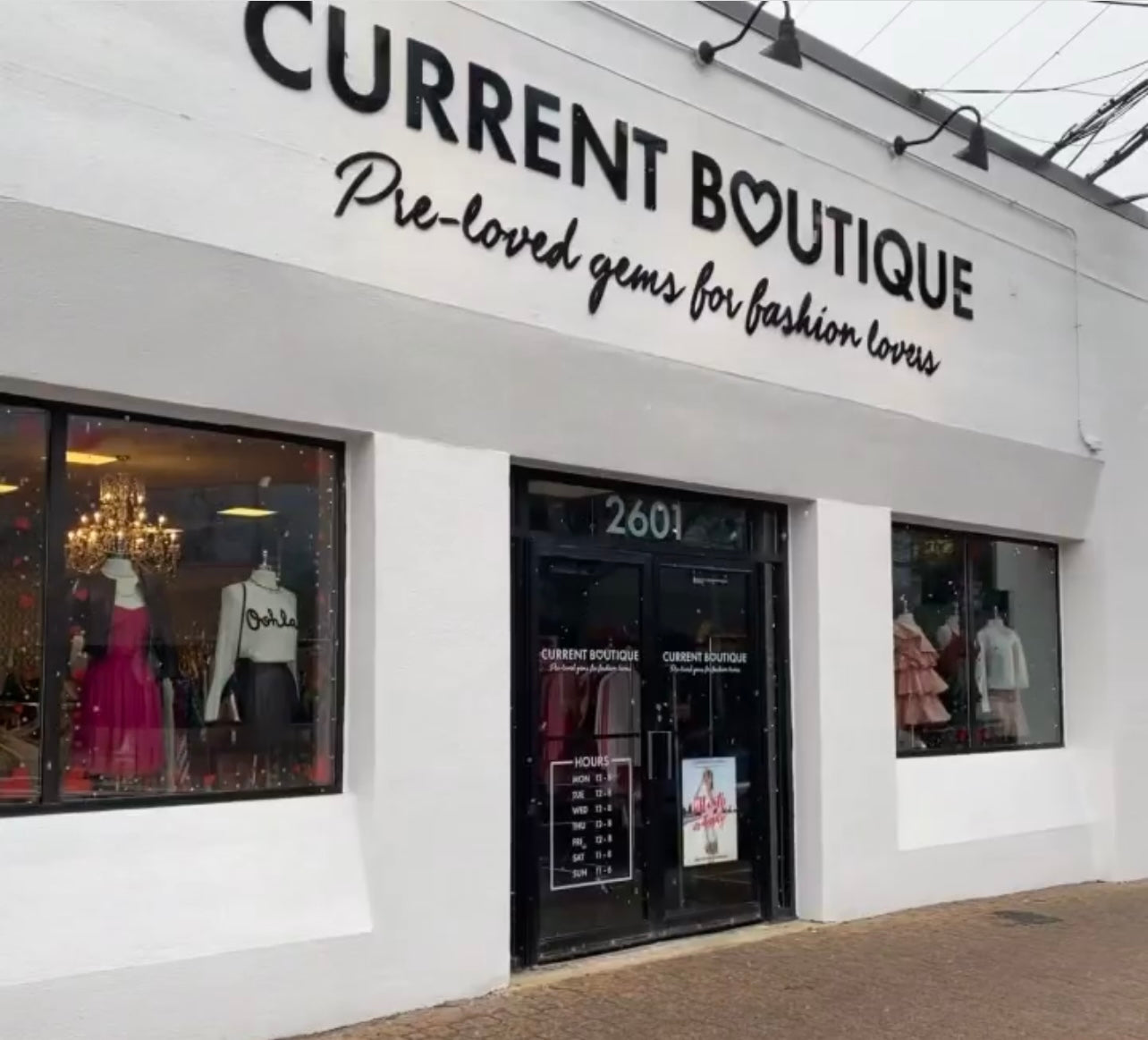 Consignment boutique specializes in high-end women's clothing