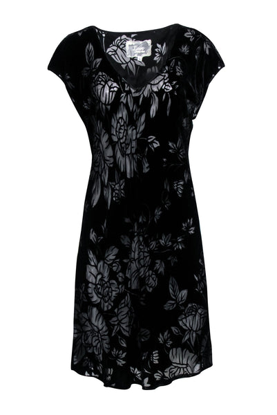 V-neck Short Sleeves Sleeves Floral Print Short Dress
