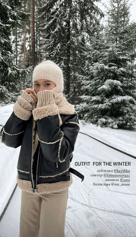 knit balaclava for winter 2022