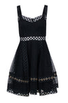 Lace Cutout Sleeveless Cocktail Little Black Dress/Party Dress