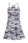 Sleeveless General Print Short Summer Dress