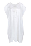 V-neck Short Cotton Beach Dress/Kaftan