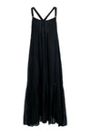 Spring Summer Fall Sleeveless Slit Pocketed Maxi Dress