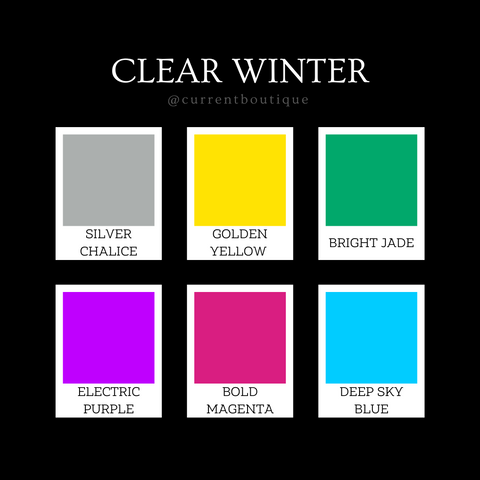 clear winter color palette