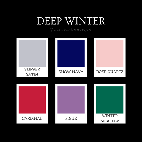 deep winter color palette