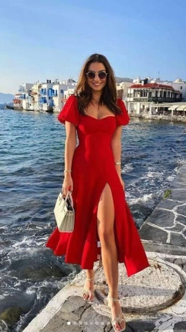 red dress for Valentine's Day 2024