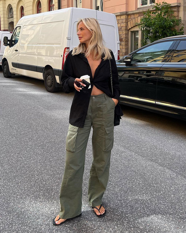 slouchy cargo pants for summer 2023