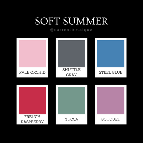 soft summer color palette