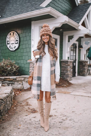 sweater dress for fall date night outfit 2023