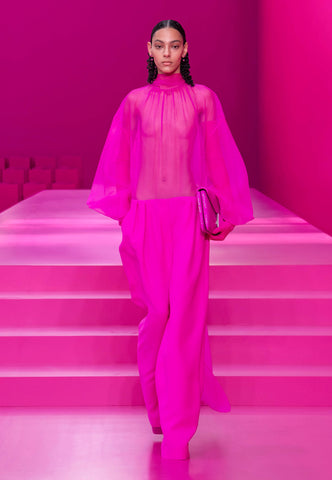 Valentino pink for fall 2022