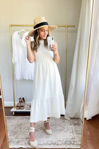 white dress for summer vacation 2023