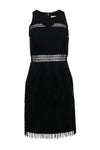 Knit Sleeveless Sheath Sheath Dress/Little Black Dress