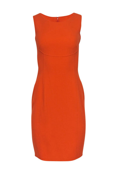 Wool Round Neck Sheath Fitted Sheath Dress