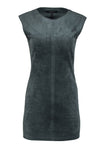 Scoop Neck Short Fall Winter Stretchy Sleeveless Dress