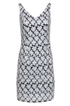 Spring Floral Print Lace Sleeveless Sheath Sheath Dress