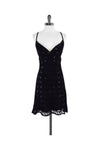 Baby V-neck Spaghetti Strap Sequined Dress