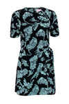 Tall Sheath General Print Short Sleeves Sleeves Wrap Sheath Dress/Little Black Dress
