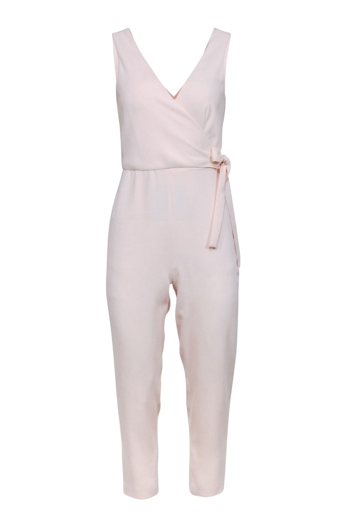 Club Monaco - Powder Pink Wrap Jumpsuit Sz 0 – Current Boutique