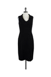 Scoop Neck Hidden Back Zipper One Shoulder Sleeveless Evening Dress/Little Black Dress/Wedding Dress