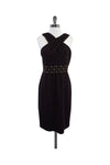 Hidden Back Zipper Vintage Empire Waistline Dress