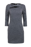 Sophisticated Sheath Asymmetric Floor Length Fall Sheath Dress