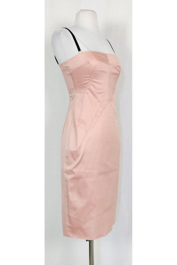 Dolce & Gabbana - Blush Pink Fitted Dress Sz 4 – Current Boutique