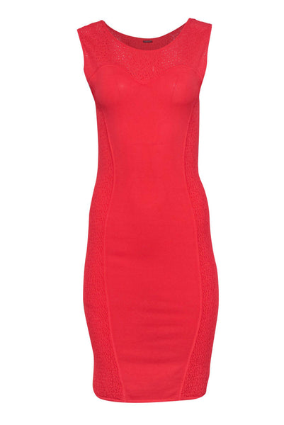 Scoop Neck Stretchy Cutout Bodycon Dress