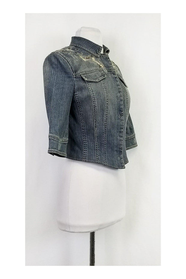 Elie tahari sales denim jacket