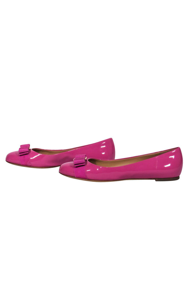 Ferragamo - Pink Patent Leather 